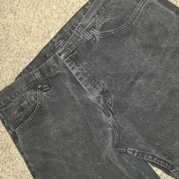 Vintage black wrangler jeans - Picture 4 of 5